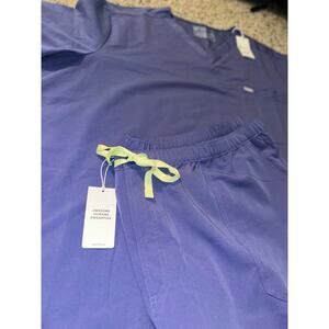 MENS 6XL FIGS PURPLE SET NWT